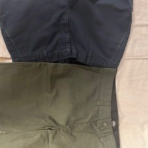Green/blue shorts 36
